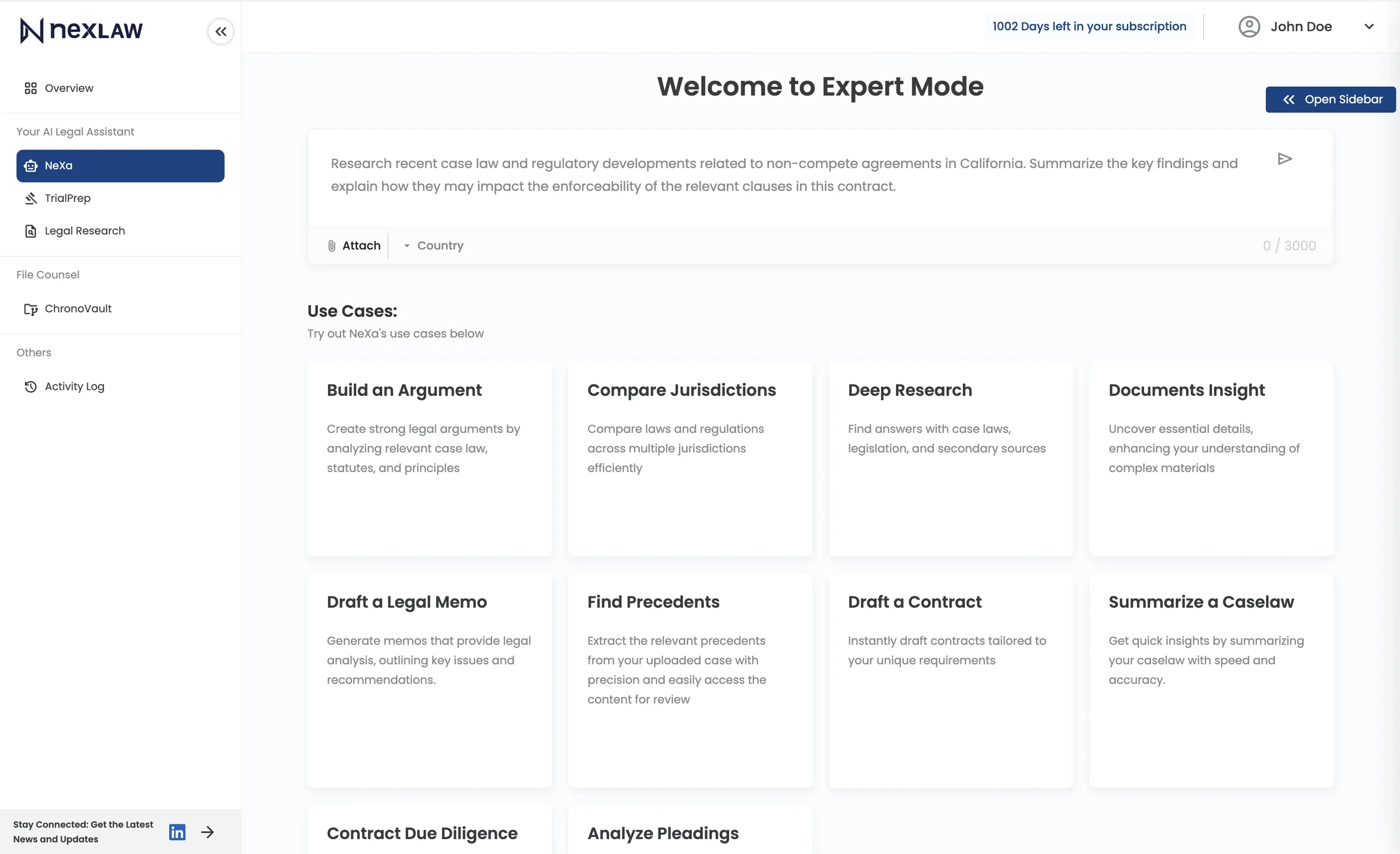 NexLaw Platform