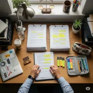 Attorney conducting evidentiary review