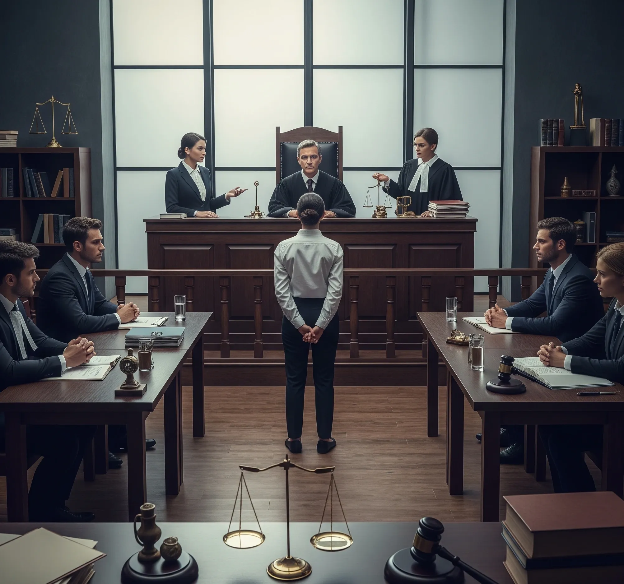 Litigation workflow illustration