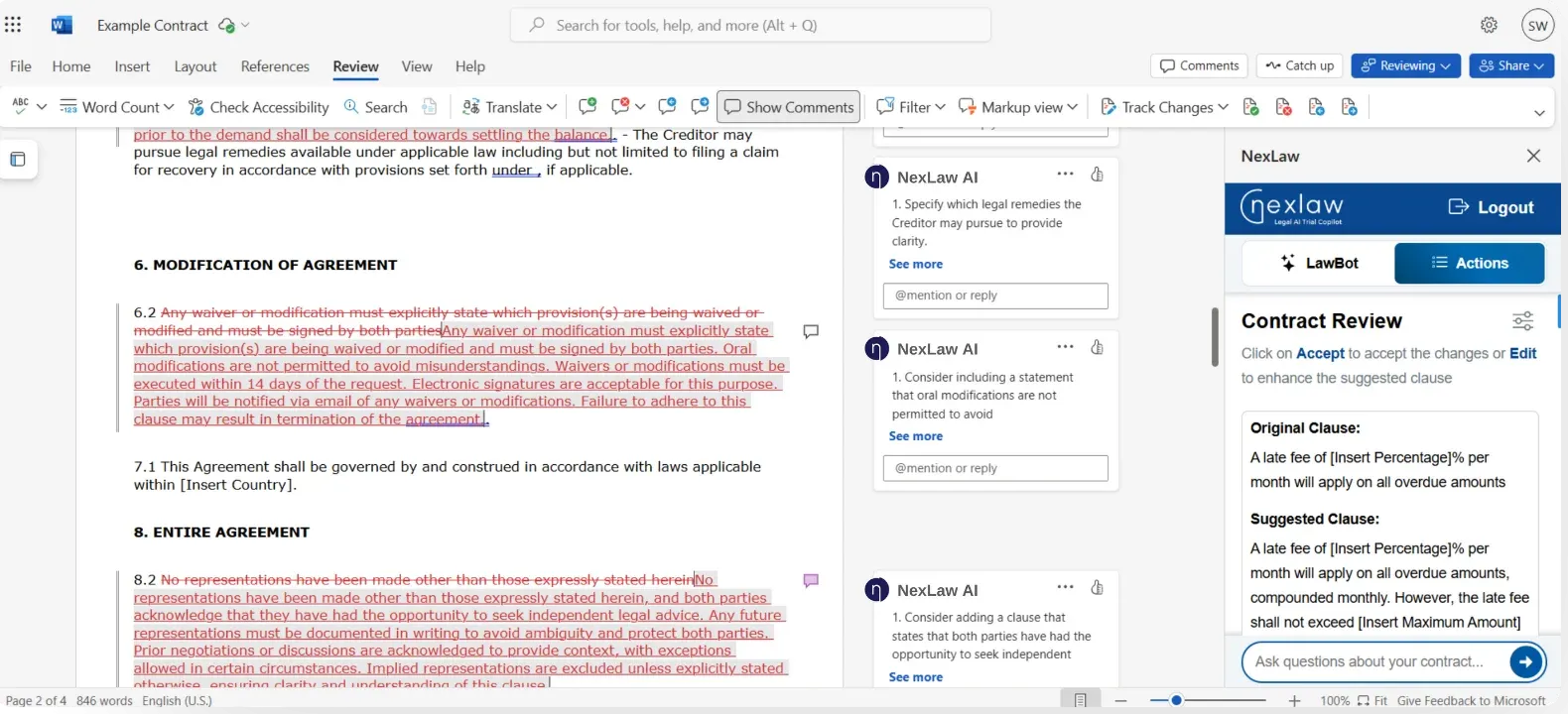 Reviewing Your Contract