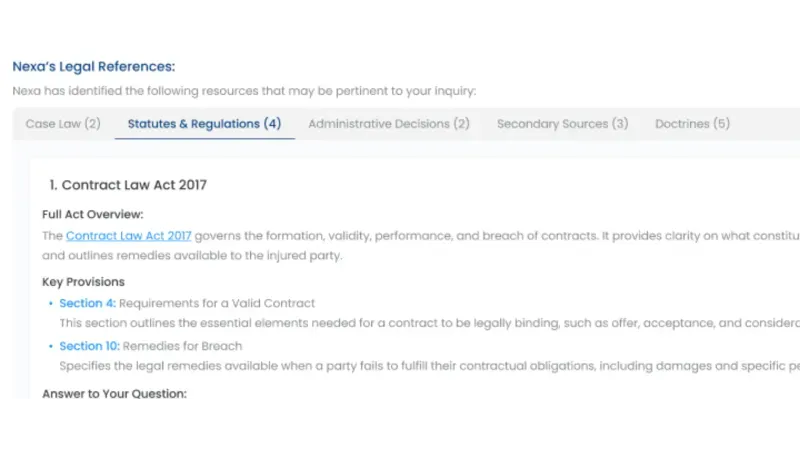 Legal references and citations