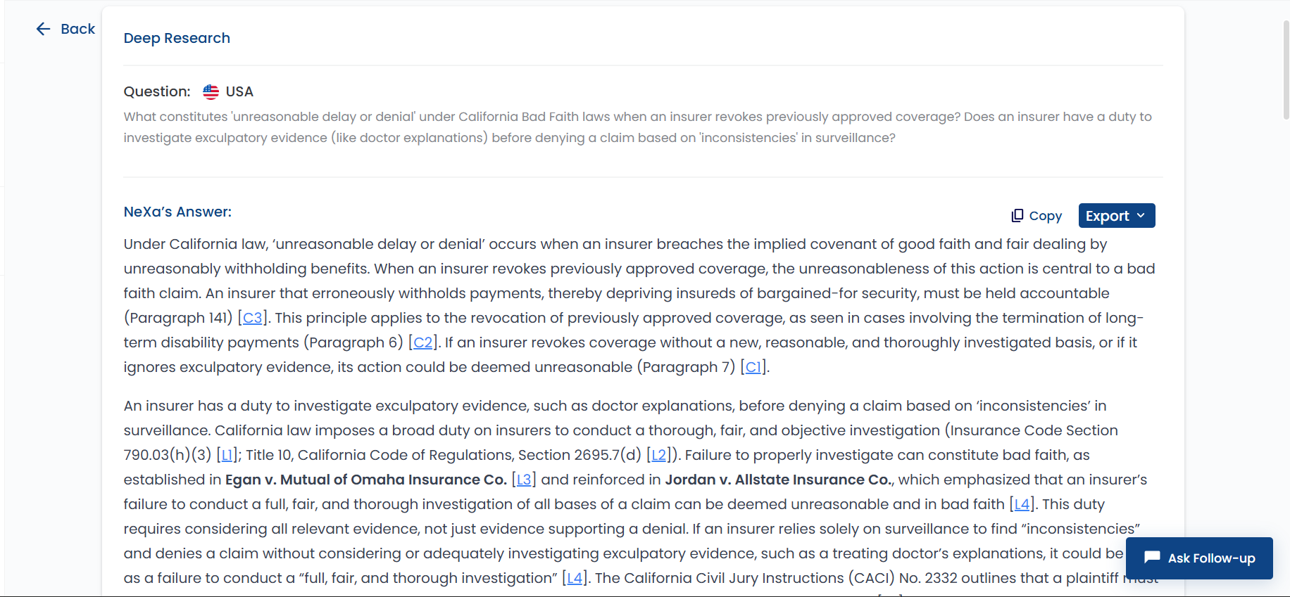 NexLaw Chronology Dashboard